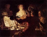 Gerard van Honthorst Merry Company oil painting on canvas